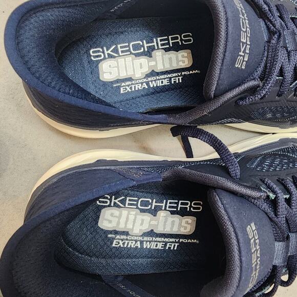 Men\'s Skechers Hands Free Slip-ins: Max Cushioning-Premier Ascendant Navy Sz 7.5